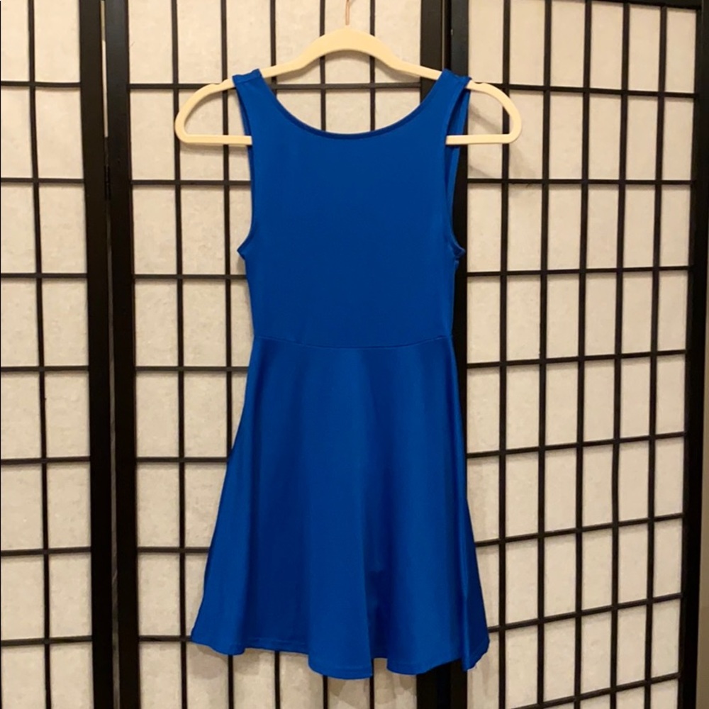 Cobalt Blue Low Back Dress